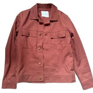 Samsoe Samsoe Veron Jacket AW20 Size Small Men's Red Orange Cinnamon